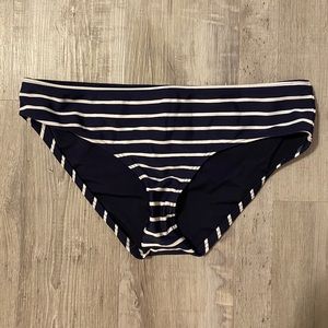 American Eagle Aerie Navy & White Striped Bottoms